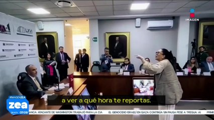 Dulce Olguín confrontó al procurador de Hidalgo en el Congreso