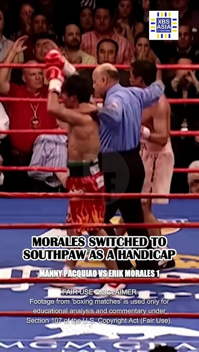 The MOMENT Erik Morales SWITCHED to SOUTHPAW as a HANDICAP for Pacquiao!
