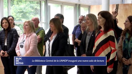 La Biblioteca Central de la UNMDP inauguró una nueva sala de lectura