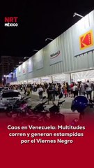 ⚠️🛒🔥 Estampidas y empujones se registraron en varias tiendas de #Venezuela durante el inicio del Viernes Negro. Las aglomeraciones provocaron momentos de tensión entre compradores.