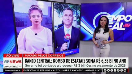 Estatais somam rombo de R$ 6,35 bilhões no ano e Correios aguardam empréstimo | TEMPO REAL