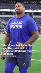 Why did this Jets coaching staff struggle to get Quinnen Williams to play up to his potential before being traded to the Cowboys?
