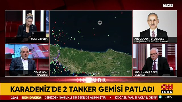SON DAKİKA | Karadeniz'de 2 tanker gemisinde patlama!