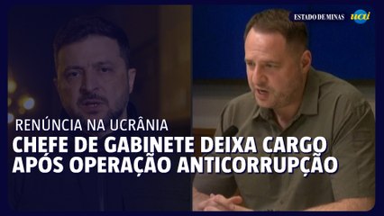 Zelensky anuncia renúncia de seu chefe de gabinete após operação anticorrupção