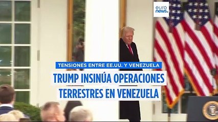Trump anuncia operaciones terrestres contra el narcotráfico venezolano tras el éxito en el mar