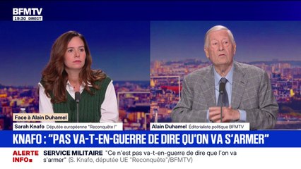 Sarah Knafo ("Reconquête"): "Chaque nation a le devoir de se protéger elle-même"