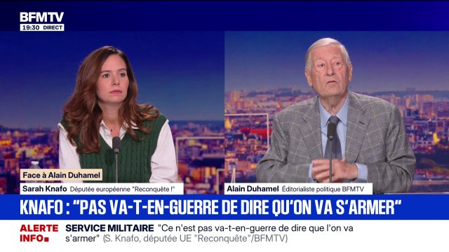 Sarah Knafo ( Reconquête ): Chaque nation a le devoir de se protéger elle-même