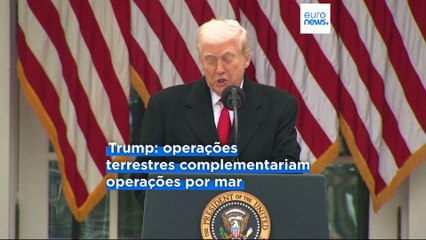 Trump anuncia operações terrestres contra traficantes de droga venezuelanos após sucesso no mar