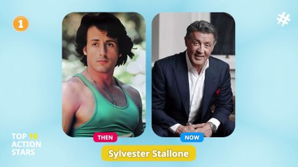 Top 10 Action Stars Then and Now | Transformation