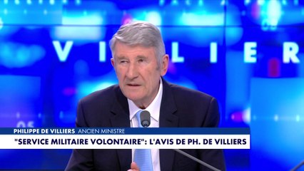 Philippe de Villiers : «L'annonce sur le service militaire volontaire est un coup de com'»