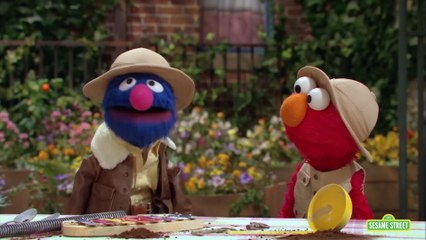 Elmo and Friends Find Dinosaurs on Sesame Street! | TWO Sesame Street Full Episodes