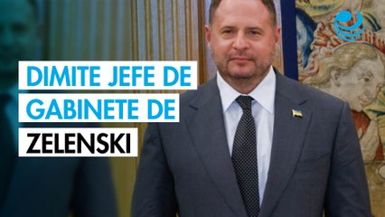 Zelenski anuncia dimisión de su jefe de gabinete en medio de escándalo de corrupción