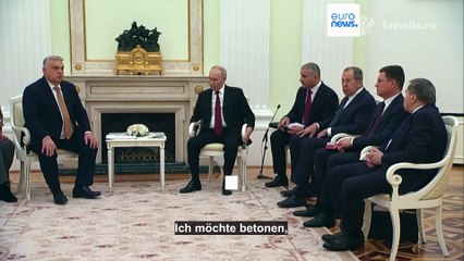 Orbán trifft Putin in Moskau: Ungarn setzt weiter auf Öl und Gas aus Russland