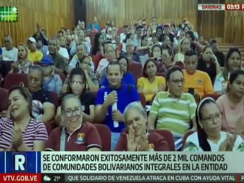 Más de 2 mil 300 Comandos de Comunidades Bolivarianos Integrales serán conformados en Barinas