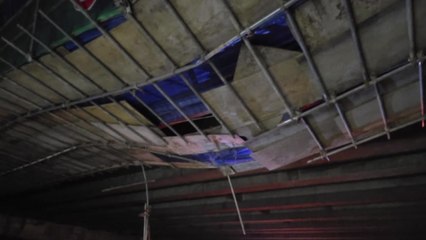 북수원 나들목 램프 천장 구조물 파손...통행 제한 / YTN