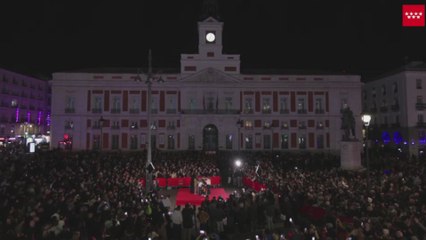 El espectacular encendido de navidad de la Real Casa de Correos