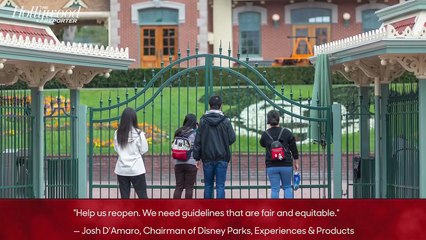 Disney Parks Chief Wants Clearance to Reopen From Governor | THR News