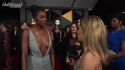 Coco Jones Talks Collabing With Victoria Monét & Her Disney Channel Days at the 2024 Grammys | THR Video