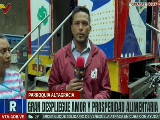 Caraqueños son beneficiados con el Gran Despliegue de Amor y Prosperidad Alimentaria