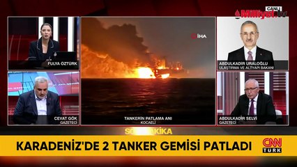 Karadeniz'de Kaıros ve Vırat isimli iki tankerde patlama! Ekipler sevk edildi, Ulaştırma Bakanlığı'ndan ilk açıklama