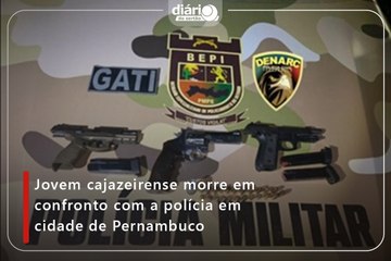 Jovem cajazeirense morre em confronto com a polícia em cidade de Pernambuco