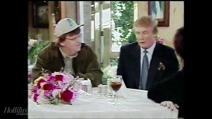 Donald Trump, Roseanne Barr and Michael Moore at Tavern on the Green in 1998