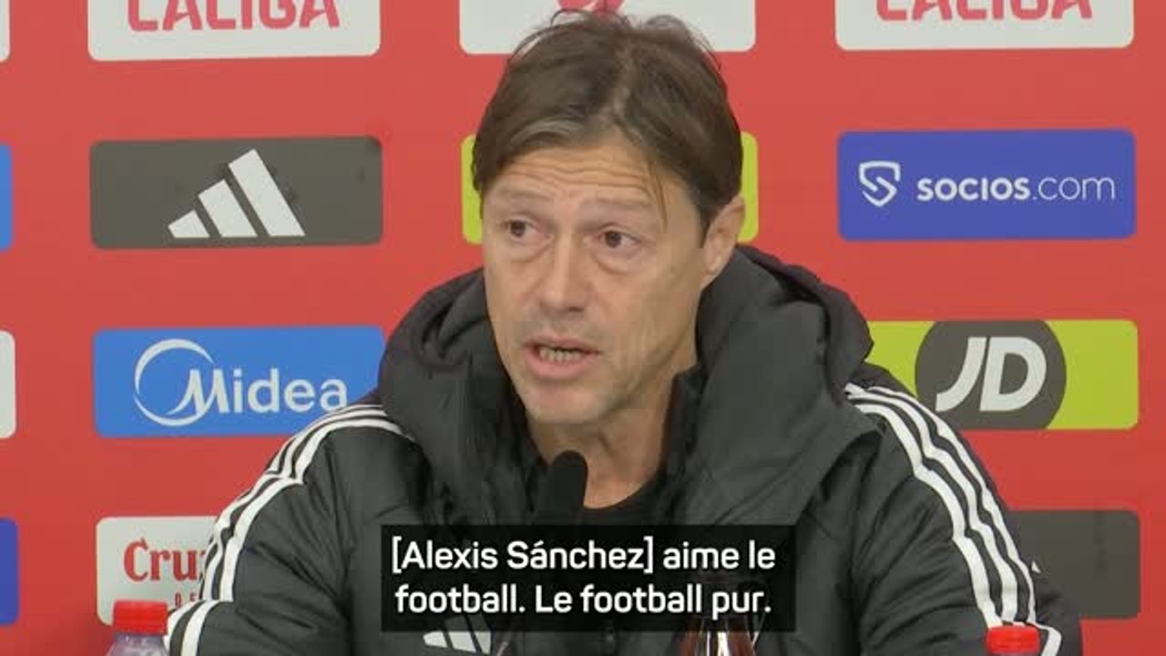 Séville - Almeyda : “Alexis Sánchez est bavard, mais dans le bon sens du terme !”