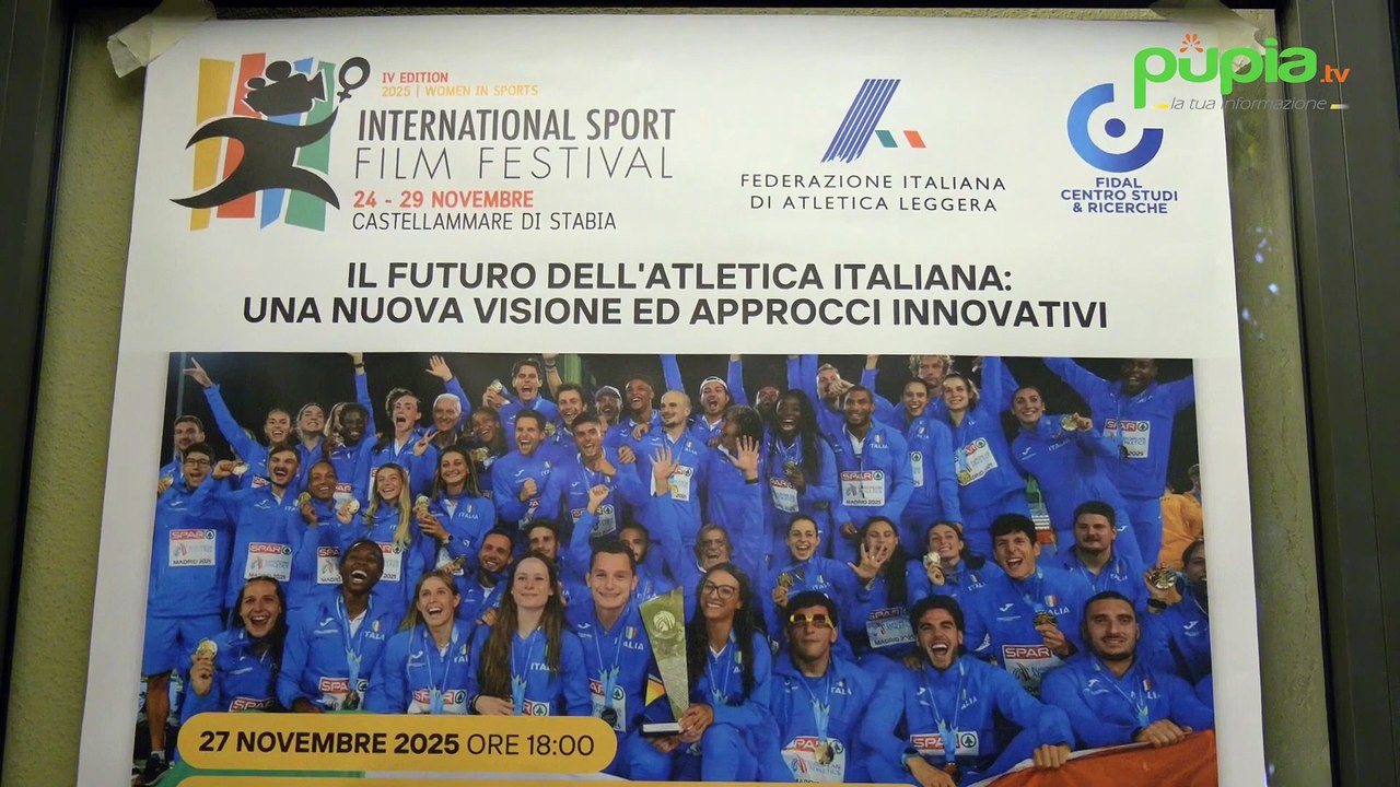Castellammare (NA) - Il racconto dell'atletica azzurra all'International Sport Film Fest (28.11.25)