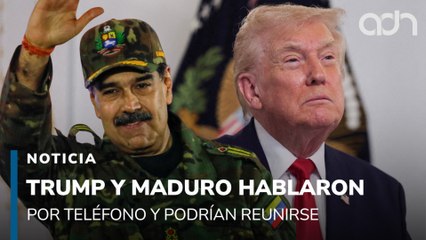 🚨¡Última Hora! Trump y Maduro hablaron por teléfono y podrían reunirse