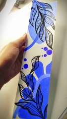 Boho art tutorial, acrylics painting, bookmark ideas