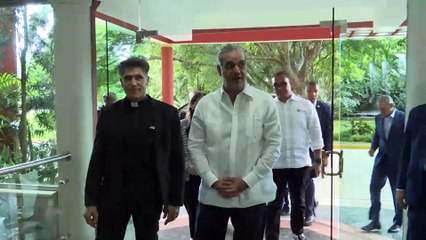 Presidente Abinader sostiene almuerzo con la Conferencia del Episcopado Dominicano