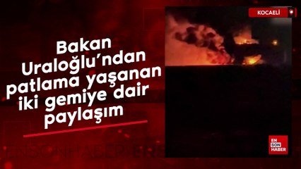 Bakan Uraloğlu'ndan KAIROS ve VIRAT isimli gemilerdeki çalışmalara ilişkin paylaşım