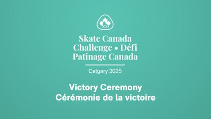 2025-2026 Skate Canada Challenge - Junior & Senior Pairs Victory Ceremony