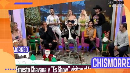Ernesto Chavana y el elenco de &#039;Es Show&#039; en el Chismorreo