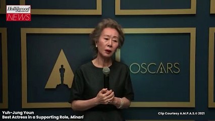 Yuh-Jung Youn on Winning Best Actress in a Supporting Role For 'Minari' | Oscars 2021