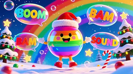 The Bubble Christmas Dance Song for Kids | Fun Holiday Bubble Music 🎄✨| Kindifatoy