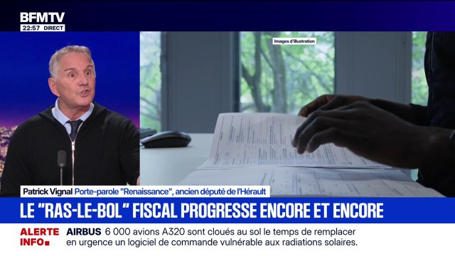 Impôts: Si je gérais mon entreprise comme l'État, j'irai aux Restos du Cœur tous les soirs , déclare Patrick Vignal, porte-parole Renaissance