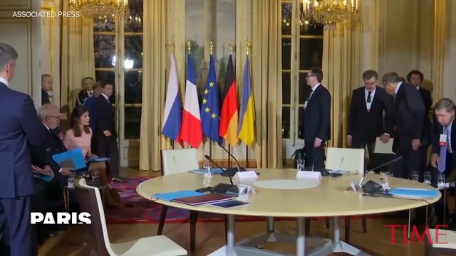 Russia President Putin And Ukraine President Zelensky Sit Down For Peace Talks For First Time TIME