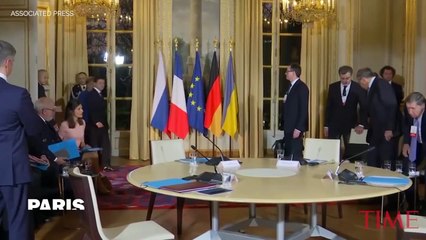 Russia President Putin And Ukraine President Zelensky Sit Down For Peace Talks For First Time  TIME