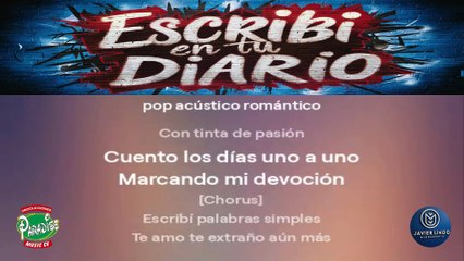 ESCRIBI  EN TU DIARIO POR JAVIER LINDO M.