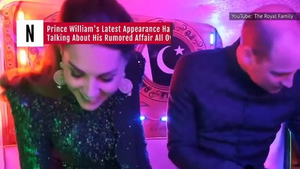 Prince William's Latest Appearance Has People Talking About His Rumored Affair All Over Again
