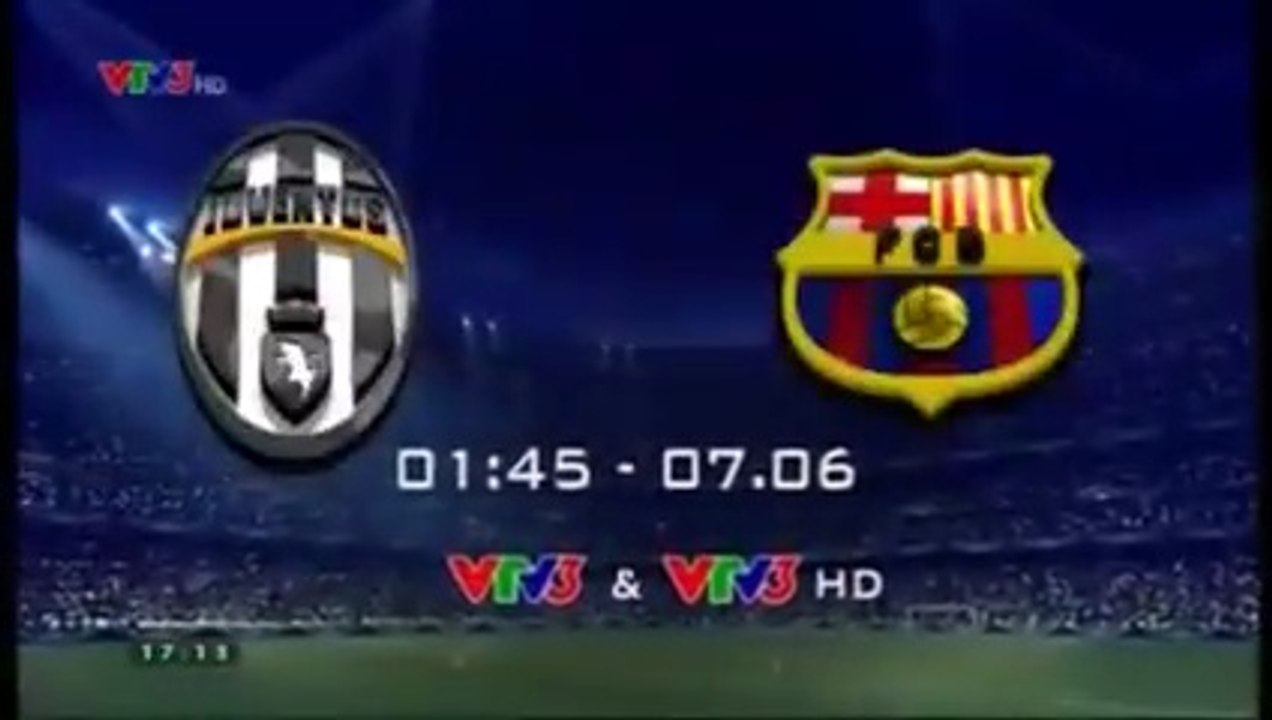 Trailer chung kết UEFA Champions League 2014/15 giữa JUVENTUS và BARCELONA trên VTV3 HD (TV Version)