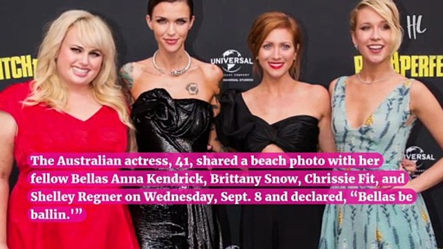 Rebel Wilson & Her ‘Pitch Perfect’ Co-stars Rock Swimsuits During Epic Bellas Reunion