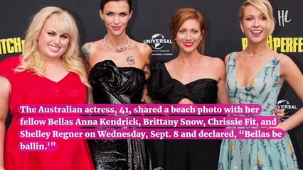 Rebel Wilson & Her ‘Pitch Perfect’ Co-stars Rock Swimsuits During Epic Bellas Reunion