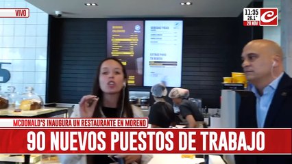 Más empleo joven: McDonald's inaugura un restaurante en Moreno