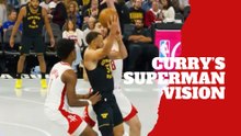 Steph Curry got Superman vision with an out-of-this-world pass