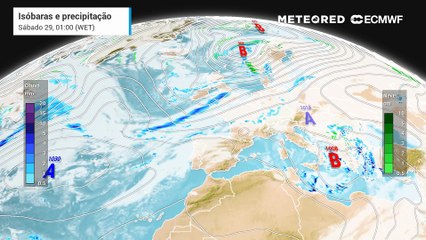 Sucessão de dez dias com várias frentes a atravessar Portugal, causando precipitação, por vezes intensa, em algumas regiões.