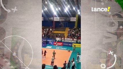 Jogo do Fluminense e Osasco pausado devido a forte chuva