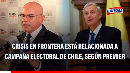 ¿Crítica a Kast?: Crisis en FRONTERA está relacionada a campaña electoral en Chile, señala premier