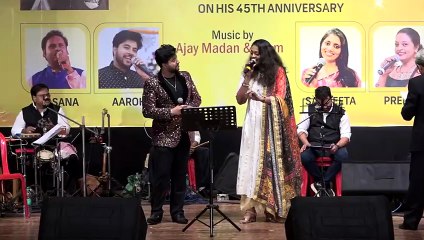 mujhko apne gale laga lo !! Aaroh Sharma & Preethi Warrior live evergreen love song